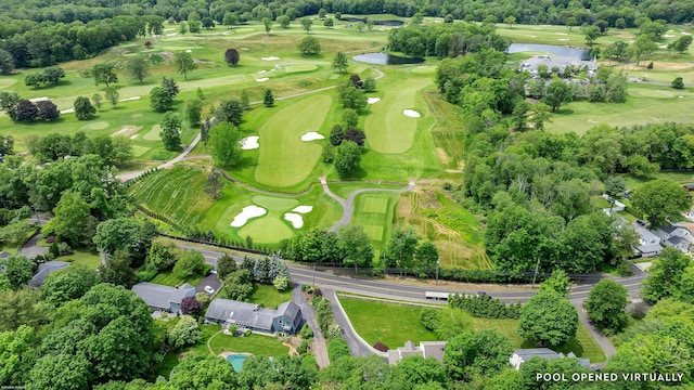 475 Hoyt St, Darien, CT 06820 - drone / aerial view of a nearby body of water, a local golf course, and a tree filled landscape
