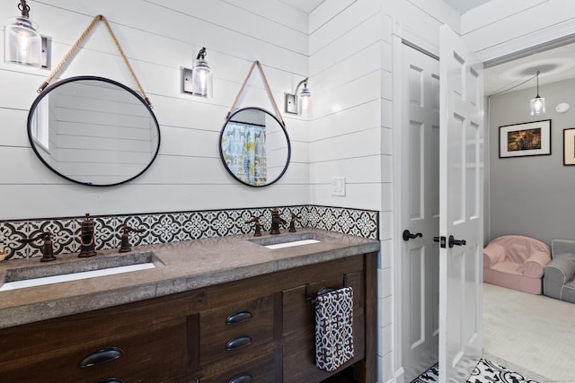 114 Dean Rd, East Lyme, CT 06333 - bathroom with double vanity
