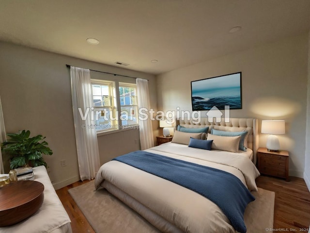 277 Trumbull Ave, Bridgeport, CT 06606 - bedroom featuring wood finished floors, baseboards, and recessed lighting