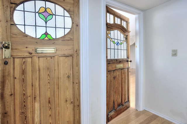 26 Cove Ave Apt 3B, Norwalk, CT 06855 - foyer featuring light wood finished floors and baseboards