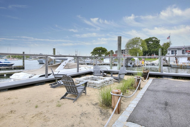 26 Cove Ave Apt 3B, Norwalk, CT 06855 - dock with a water view