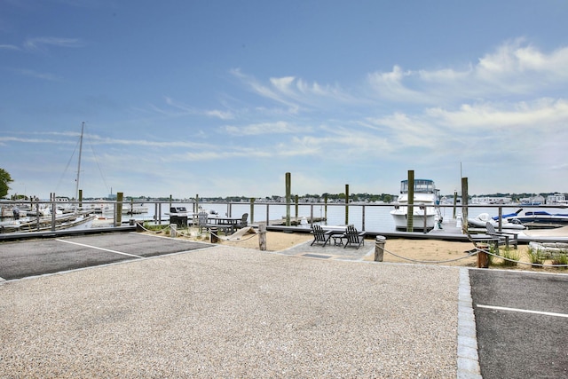 26 Cove Ave Apt 3B, Norwalk, CT 06855 - view of property's community featuring a water view and uncovered parking