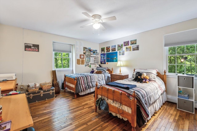 33 Cold Spring Rd, Avon, CT 06001 - bedroom featuring wood-type flooring and a ceiling fan