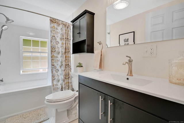 15 Stony Cors, Avon, CT 06001 - full bathroom featuring shower / bath combo with shower curtain, vanity, and toilet