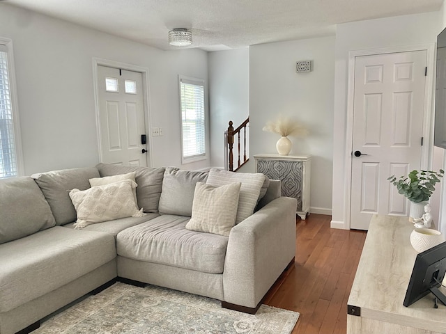 10 Richards Ave, Seymour, CT 06483 - living room with wood-type flooring and baseboards