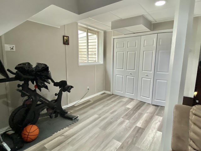 10 Richards Ave, Seymour, CT 06483 - exercise area featuring light wood-type flooring and baseboards