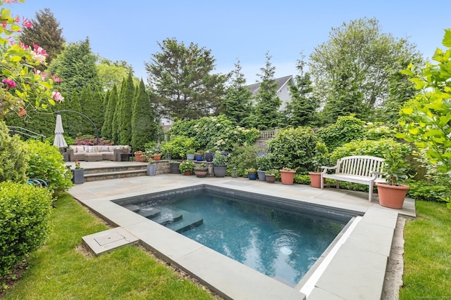 5 Oakleigh Ct, Norwalk, CT 06853 - view of swimming pool featuring a patio and outdoor lounge area