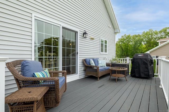 100 Silver Island Way Unit 100, Berlin, CT 06037 - wooden deck with outdoor lounge area and grilling area