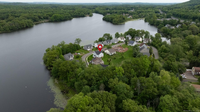 100 Silver Island Way Unit 100, Berlin, CT 06037 - aerial view of property and surrounding area with a heavily wooded area and a nearby body of water