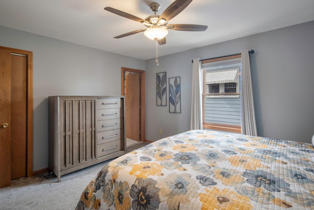 8 Lindsley St, Waterbury, CT 06708 - bedroom featuring light carpet and ceiling fan