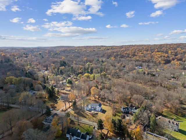 261 N St, Ridgefield, CT 06877 - aerial overview of property's location featuring a forest