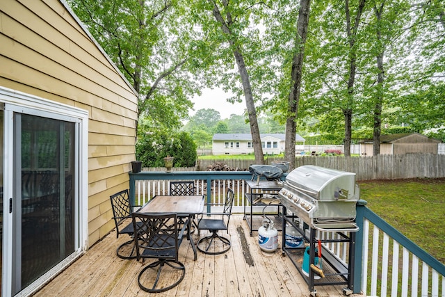211 Brainard Rd, Enfield, CT 06082 - deck with outdoor dining space and grilling area
