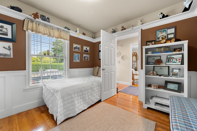 26 Parkway S, New London, CT 06320 - bedroom featuring wainscoting and wood finished floors