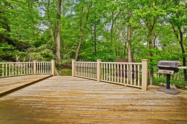 30 Bartling Dr, Easton, CT 06612 - view of wooden terrace