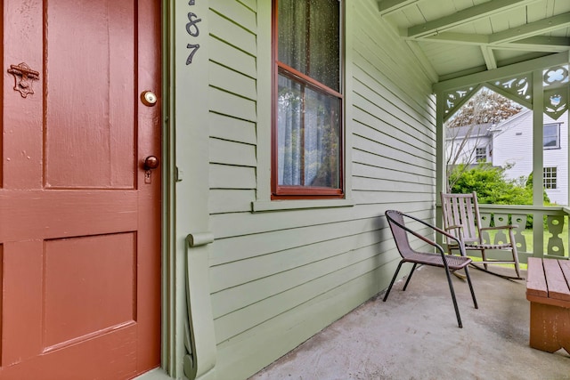 187 Whitehall Ave, Stonington, CT 06355 - property entrance with covered porch