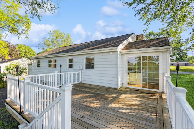 20 Karen Rd, Danbury, CT 06811 - view of wooden deck