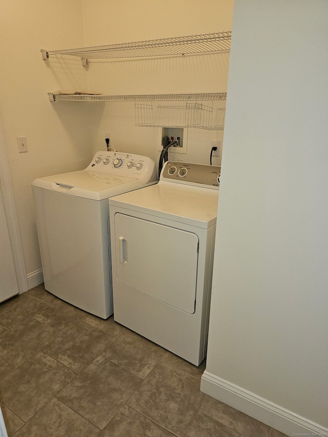 17 Marble Faun Ln Unit 17, Windsor, CT 06095 - laundry room with separate washer and dryer and baseboards