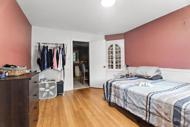 567 Bunker Hill Ave, Waterbury, CT 06708 - bedroom featuring light wood-type flooring