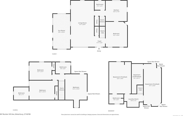 567 Bunker Hill Ave, Waterbury, CT 06708 - view of property floor plan