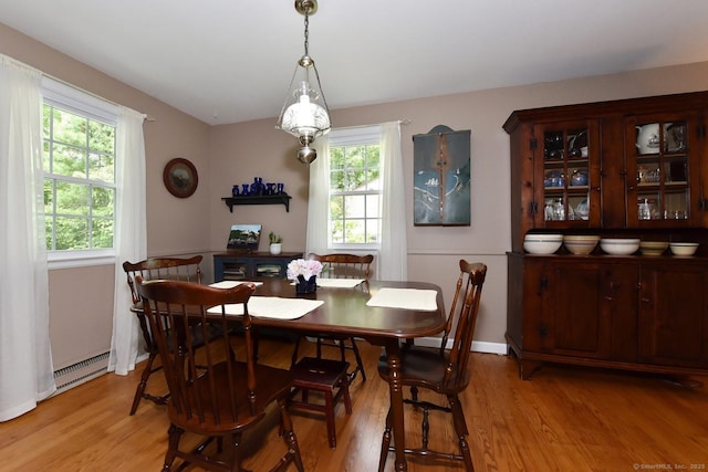 10 Brewer Rd, East Hampton, CT 06424 - dining space featuring light wood-style floors and baseboards