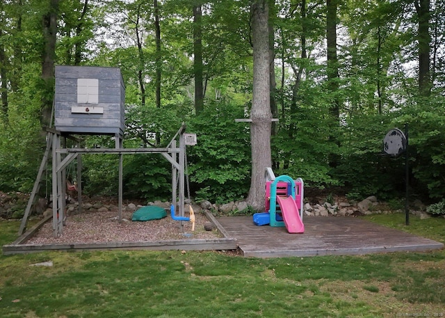 10 Brewer Rd, East Hampton, CT 06424 - view of jungle gym featuring a yard