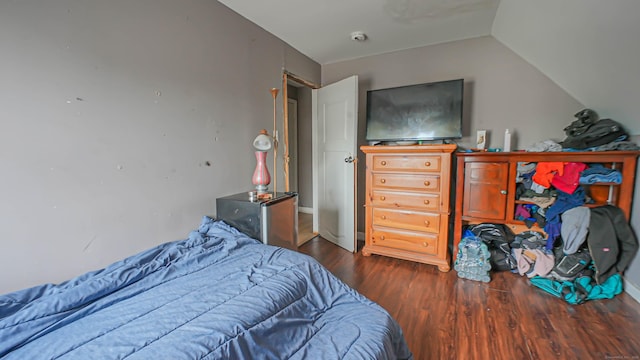 1149 Central Ave, Bridgeport, CT 06607 - bedroom with wood finished floors and vaulted ceiling