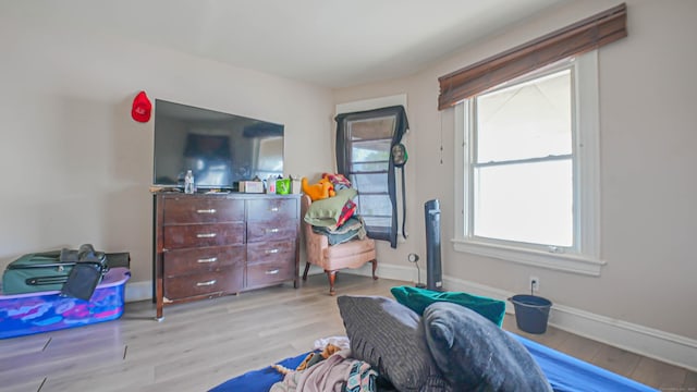 1149 Central Ave, Bridgeport, CT 06607 - bedroom with wood finished floors and baseboards