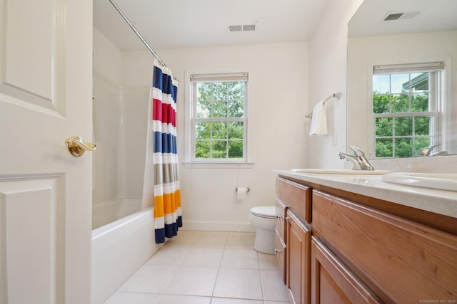2 Tobins Ct, Danbury, CT 06810 - bathroom with vanity, tile patterned flooring, and shower / tub combo