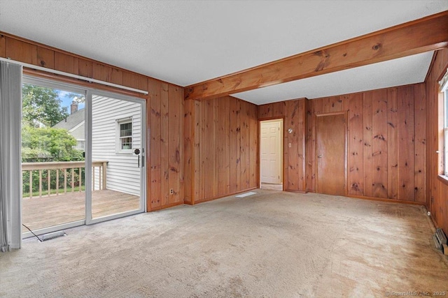 23 Salem Rd, East Hartford, CT 06118 - spare room with light carpet and wood walls