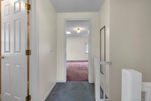 23 Salem Rd, East Hartford, CT 06118 - hall featuring carpet flooring, baseboards, and a textured ceiling