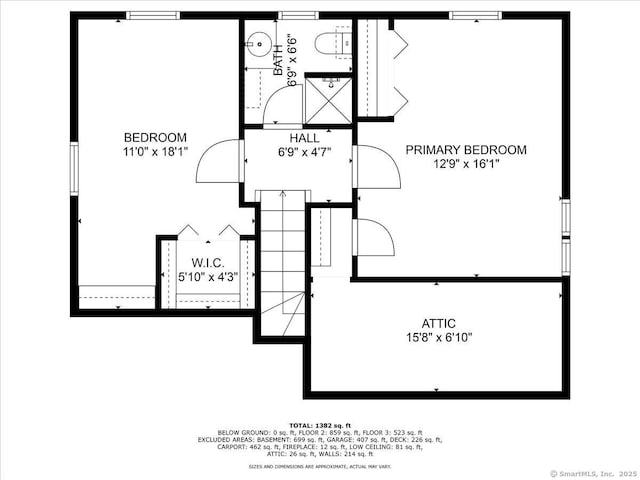 23 Salem Rd, East Hartford, CT 06118 - floor plan / room layout