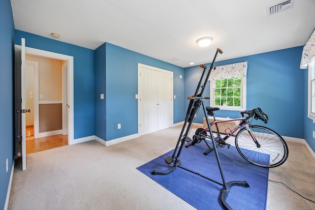 155 Garrigus Ct, Wolcott, CT 06716 - workout area with carpet and baseboards
