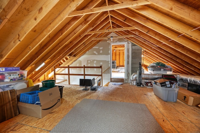 155 Garrigus Ct, Wolcott, CT 06716 - attic featuring an upstairs landing