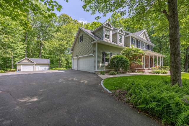 155 Garrigus Ct, Wolcott, CT 06716 - view of front of property with covered porch
