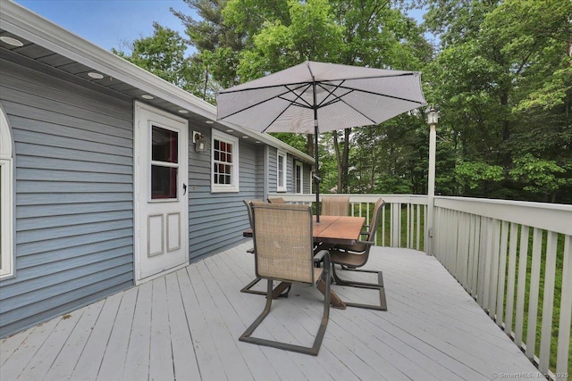 41 Blueberry Cir, Ellington, CT 06029 - wooden deck with outdoor dining space