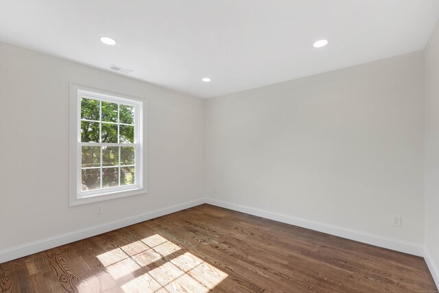46 N Park St, Ellington, CT 06029 - unfurnished room featuring wood finished floors, baseboards, and recessed lighting