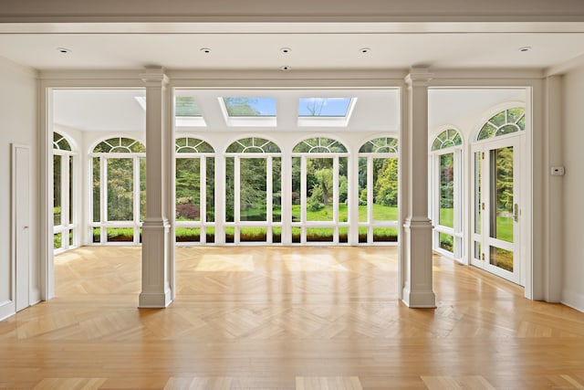 130 Easton Rd, Westport, CT 06880 - unfurnished sunroom featuring french doors and healthy amount of natural light