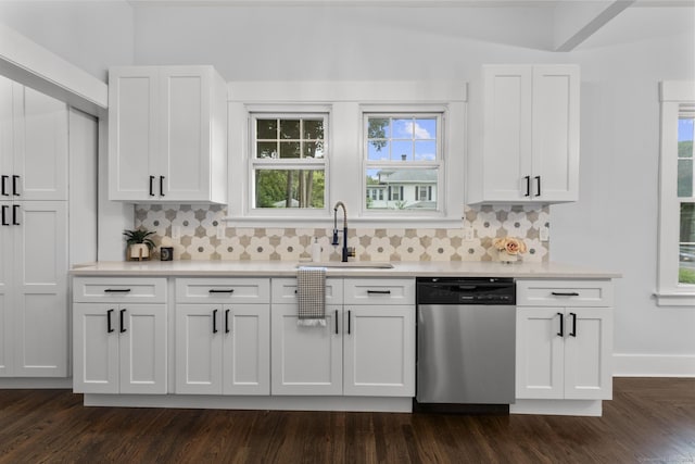 452 New Haven Ave, Derby, CT 06418 - kitchen featuring dishwasher, a sink, healthy amount of natural light, and light countertops