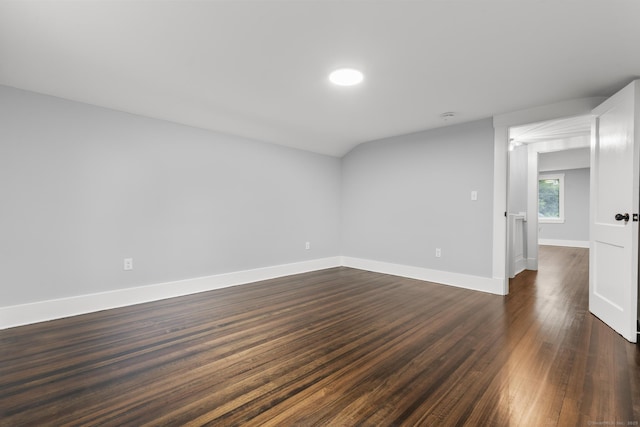 452 New Haven Ave, Derby, CT 06418 - unfurnished room with dark wood-style flooring, baseboards, and a smoke detector