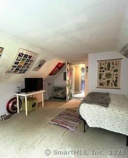 64 Hayes Rd, Simsbury, CT 06081 - bedroom with carpet floors and lofted ceiling