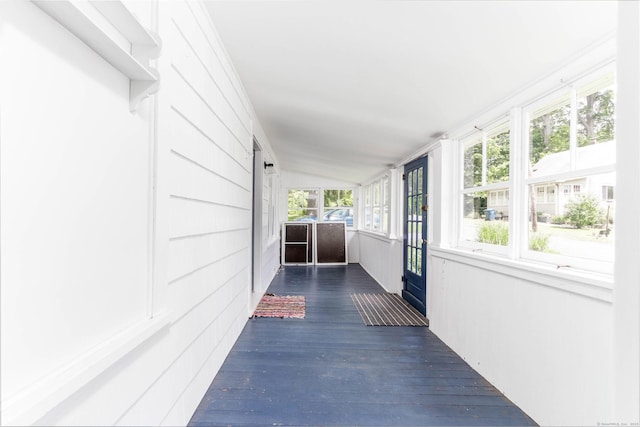 15 Seneca Rd, Middlefield, CT 06455 - unfurnished sunroom with wood-type flooring and vaulted ceiling