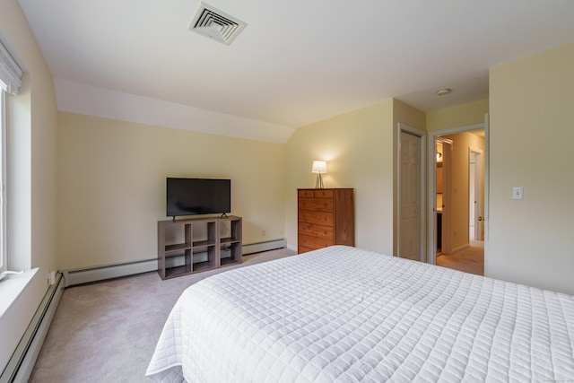97 Spring Wood Ln, Bloomfield, CT 06002 - bedroom with carpet floors, a baseboard heating unit, and baseboards