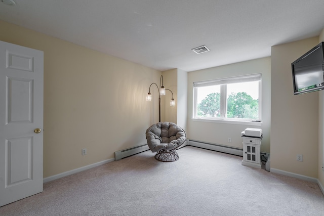 97 Spring Wood Ln, Bloomfield, CT 06002 - unfurnished room featuring carpet flooring, baseboard heating, and baseboards