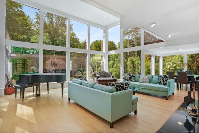 227 Dublin Hill Rd, Southbury, CT 06488 - living room with a high ceiling and wood finished floors