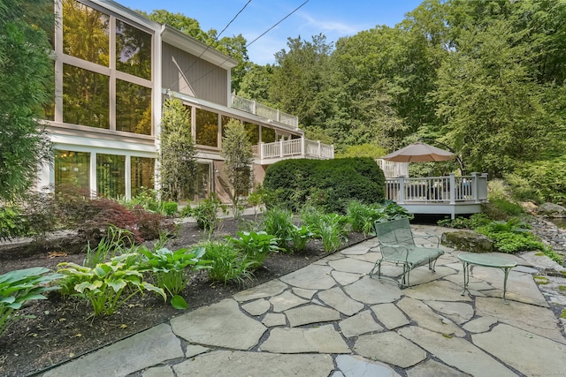 227 Dublin Hill Rd, Southbury, CT 06488 - view of patio / terrace
