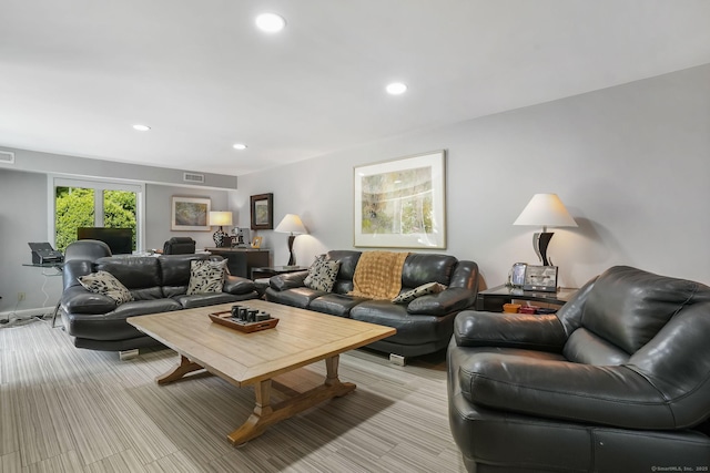 227 Dublin Hill Rd, Southbury, CT 06488 - living area featuring recessed lighting and light colored carpet
