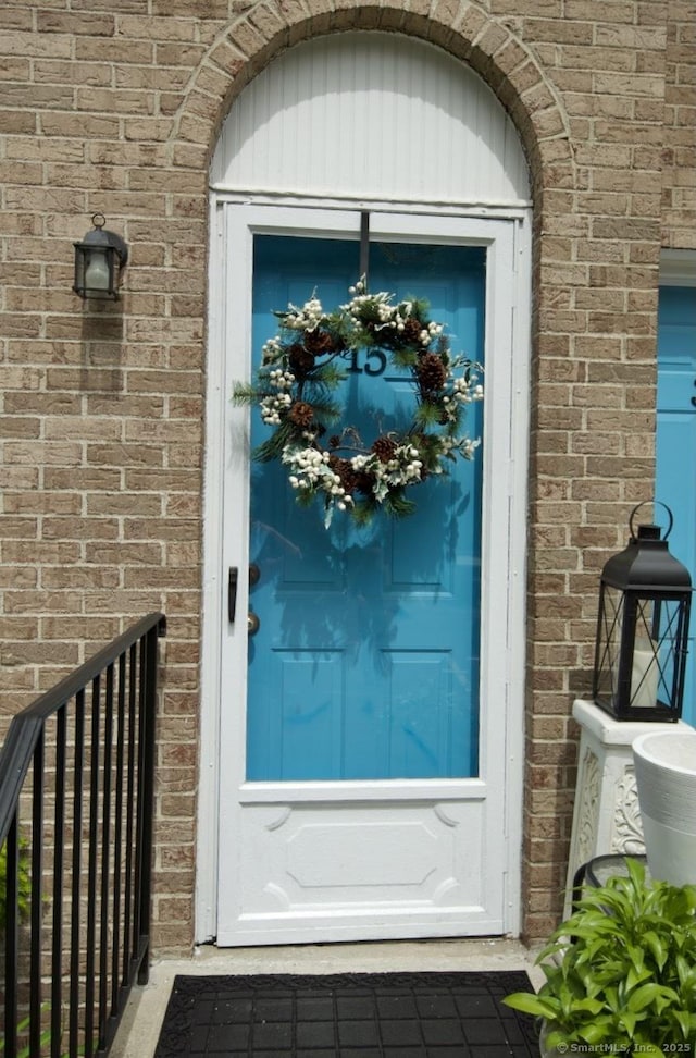 35 Mountain Village Rd Unit 15, Waterbury, CT 06706 - property entrance with brick siding