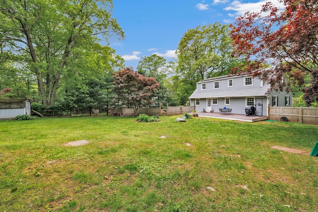 91 Bart Rd, Monroe, CT 06468 - view of yard with a deck
