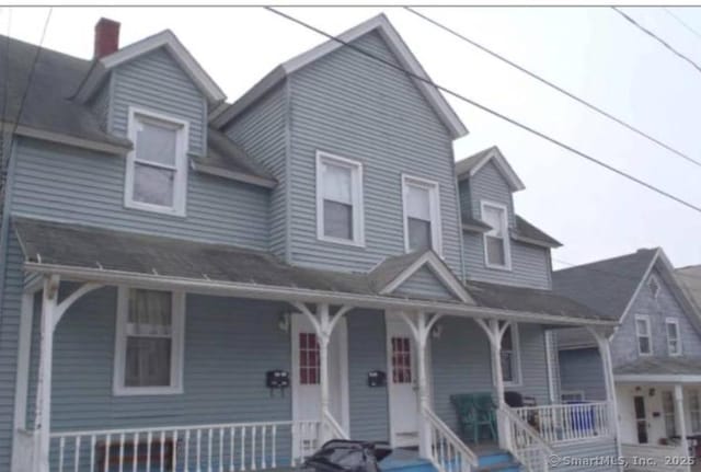 70 W St, New London, CT 06320 - view of front of house with covered porch