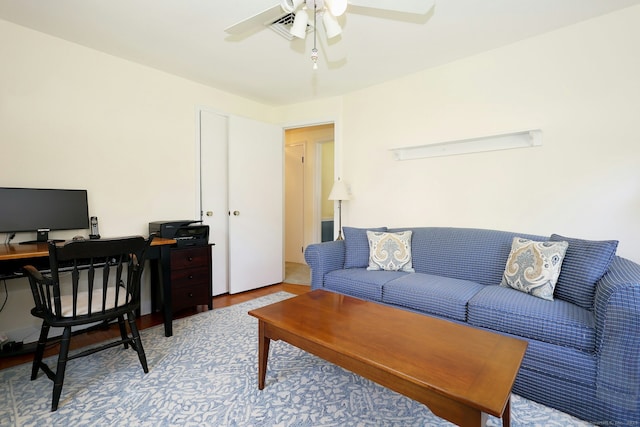 110 Cottage St, Trumbull, CT 06611 - office space with ceiling fan and wood finished floors